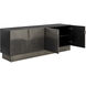 Caddo 71.5 X 18.5 inch Black / Antique Nickel Sideboard